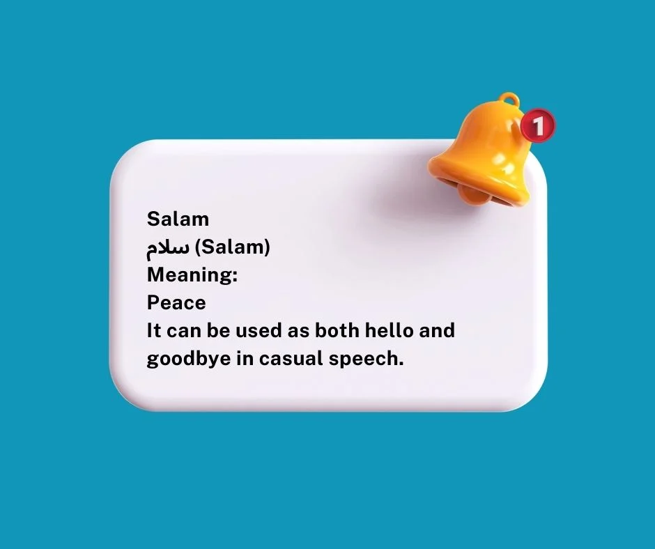 Hello and Goodbye in Arabic