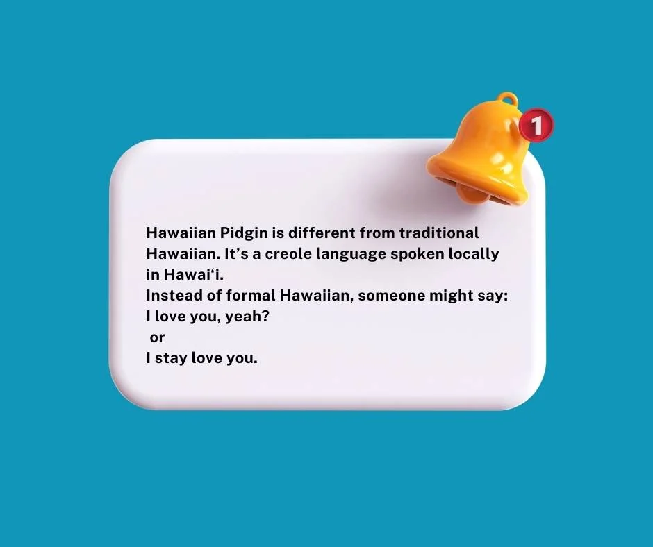 I Love You In Hawaiian Pidgin