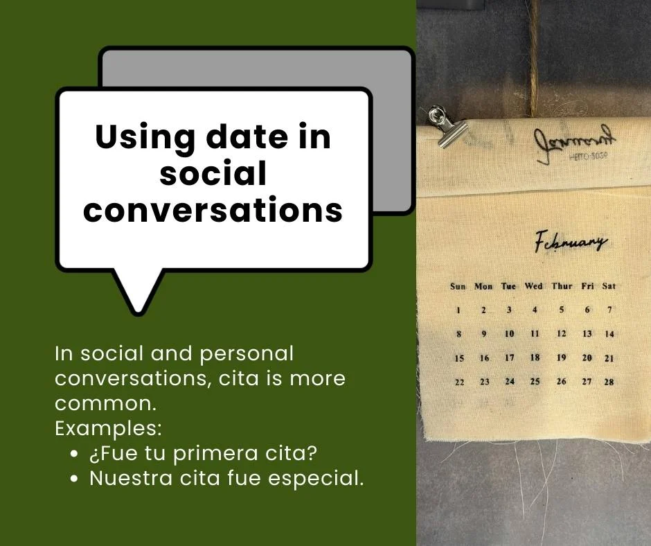 Using date in social conversations