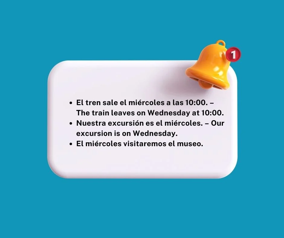 Using Wednesday in Travel Plans