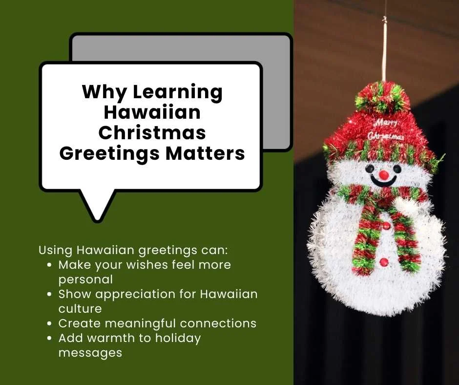 Why Learning Hawaiian Christmas Greetings Matters