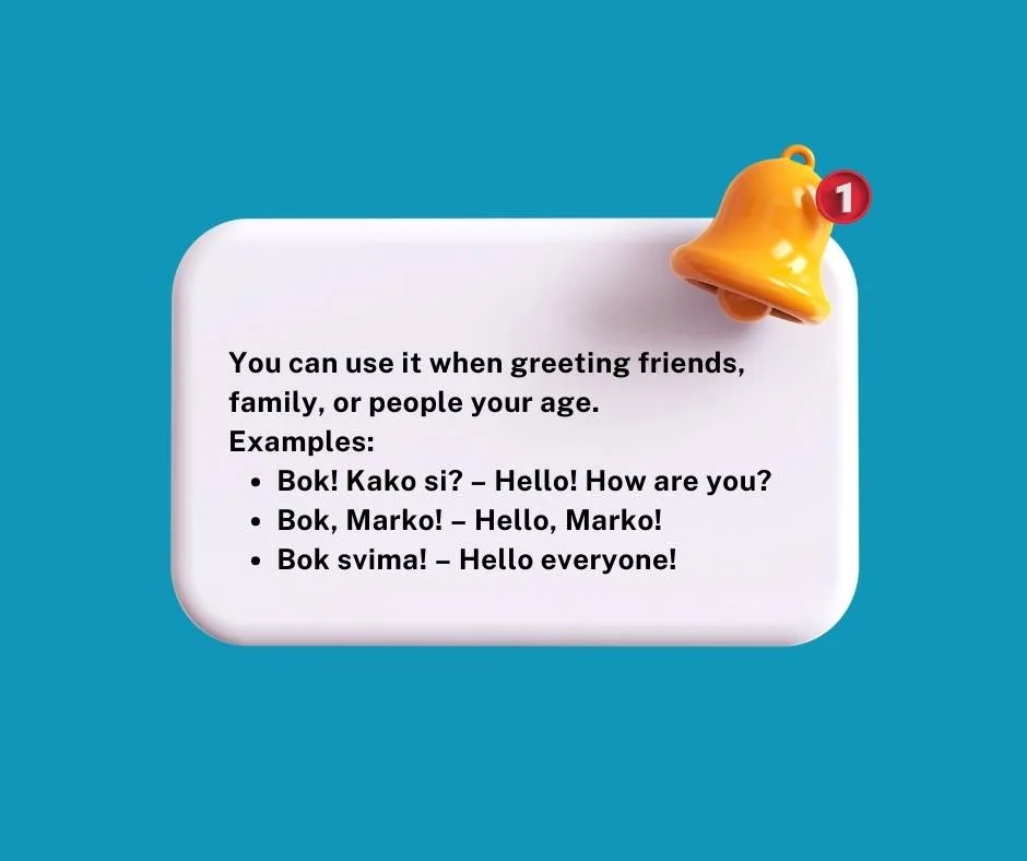 Basic Ways to Say Hello in Croatian