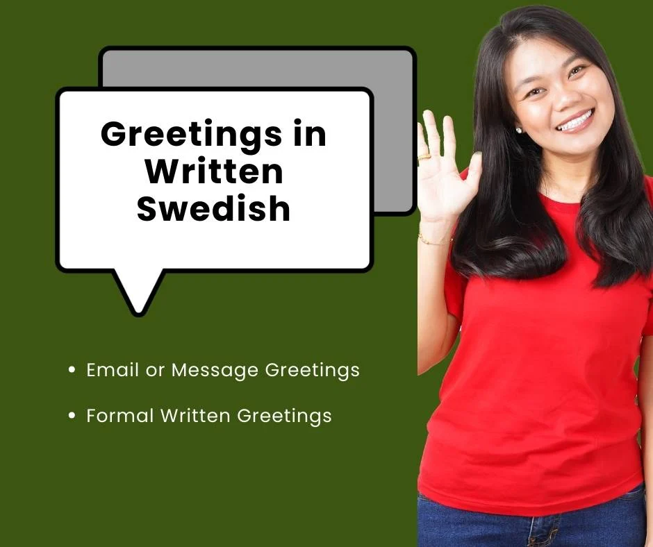 Greetings in Written Swedish