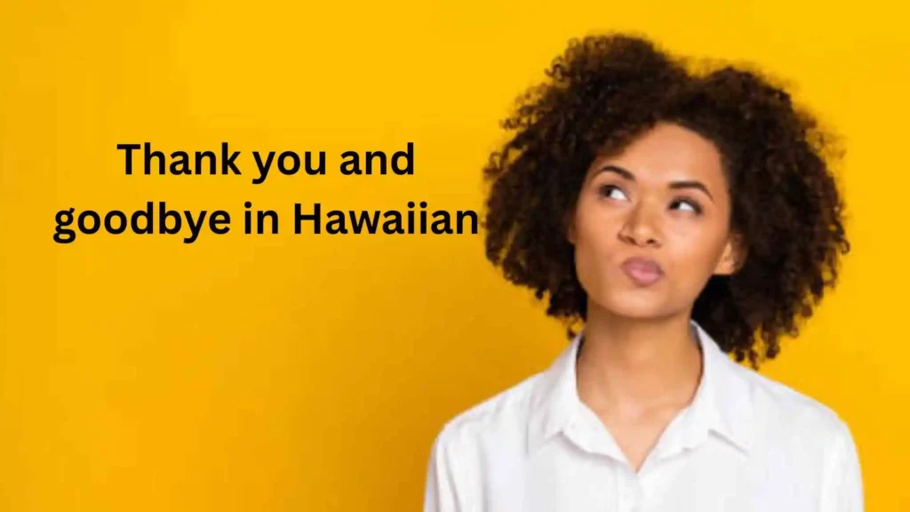 How to say goodbye in hawaiian tattoo