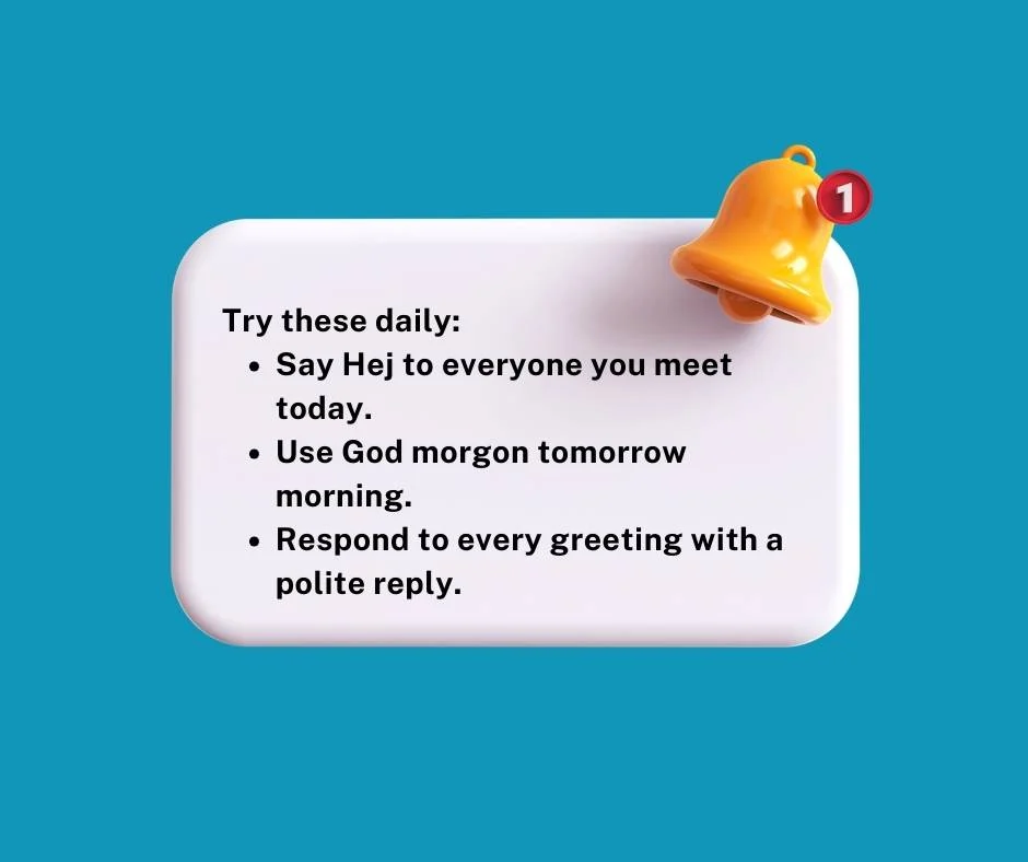 Practice Drills for Saying Hi in Swedish