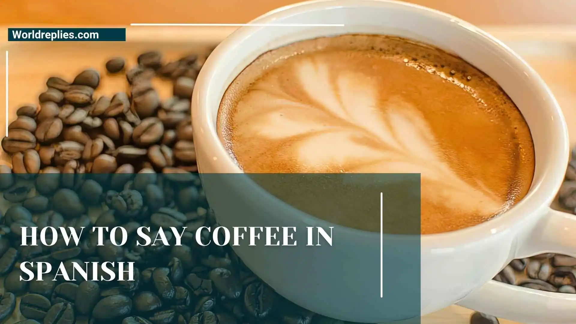 How to Say Coffee in Spanish