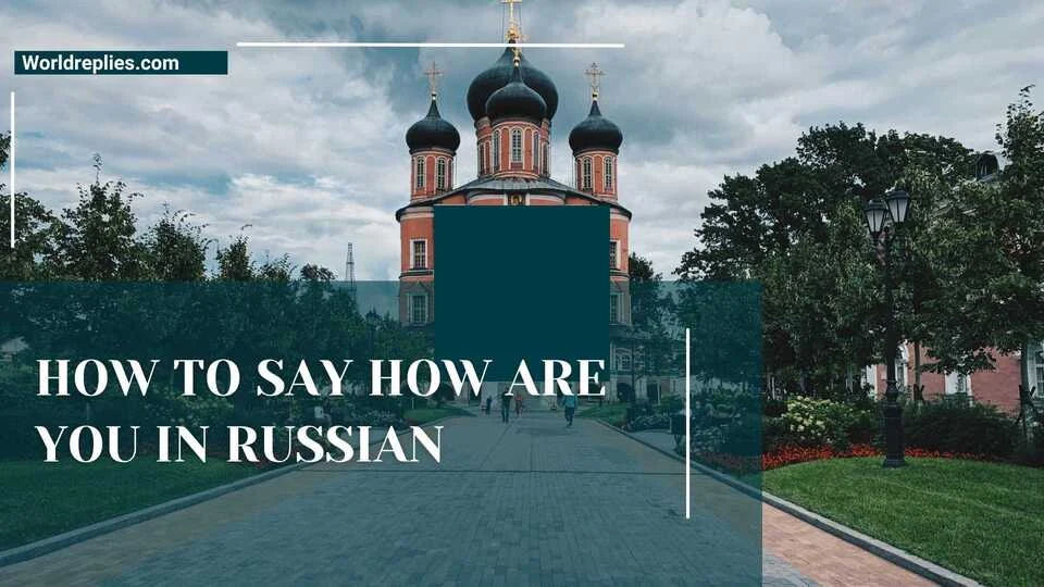 How to Say How Are You in Russian