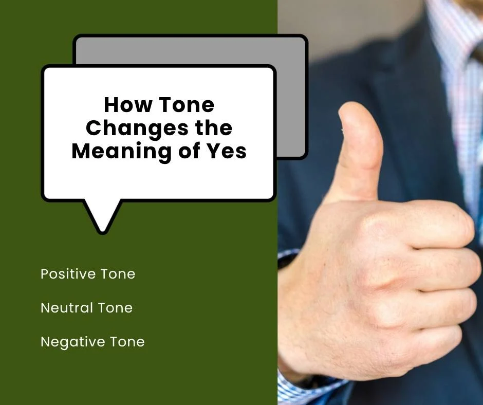 How Tone Changes the Meaning of Yes