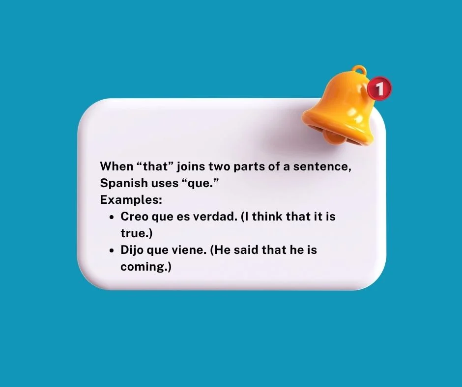 Using “That” in Clauses