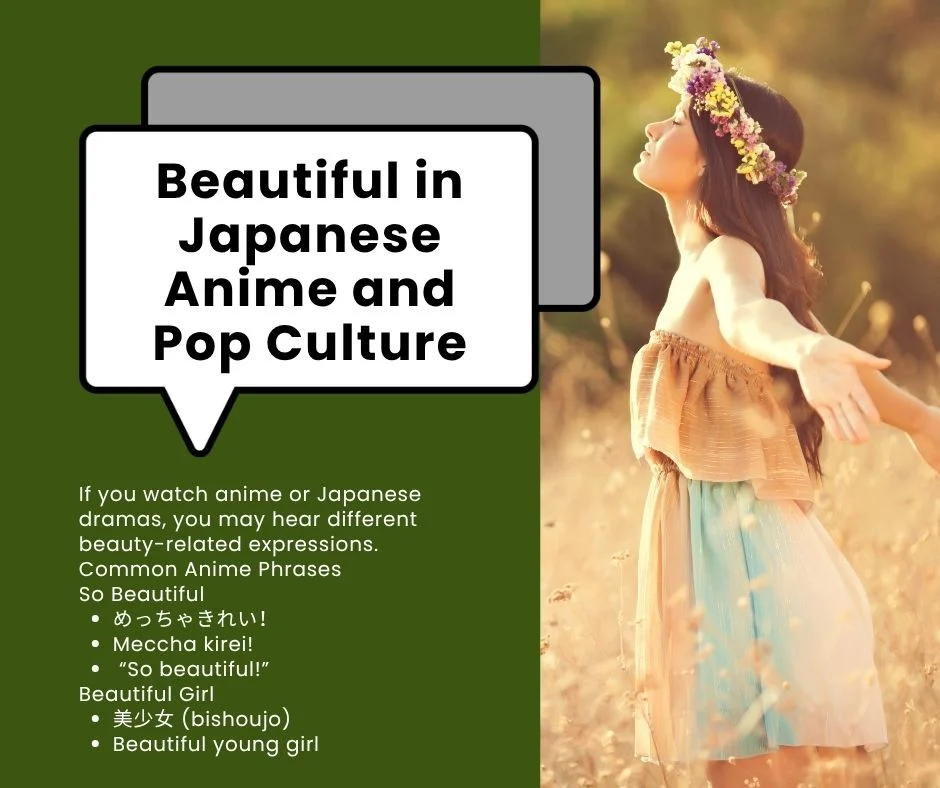 Beautiful in Japanese Anime and Pop Culture
