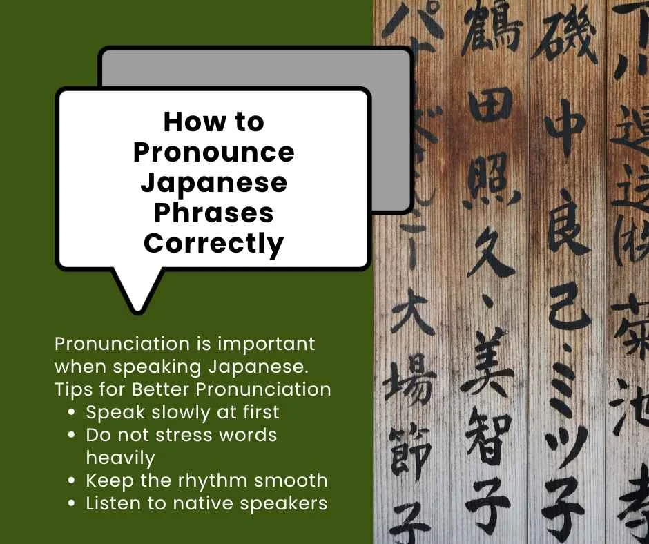 How to Pronounce Japanese Phrases Correctly
