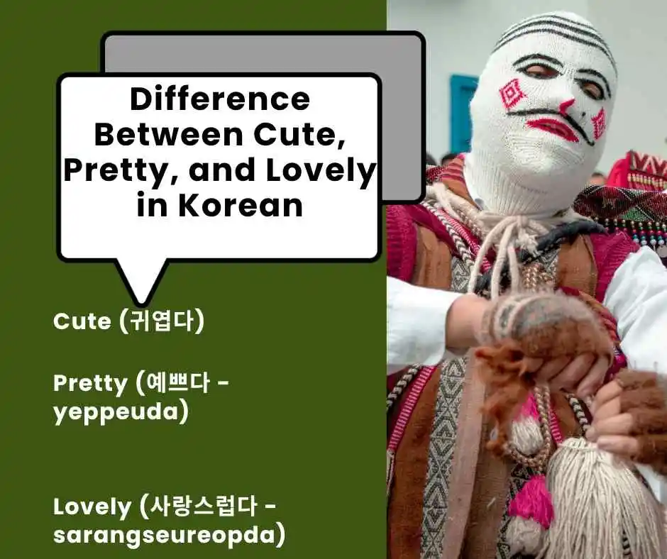how to say cute in korean