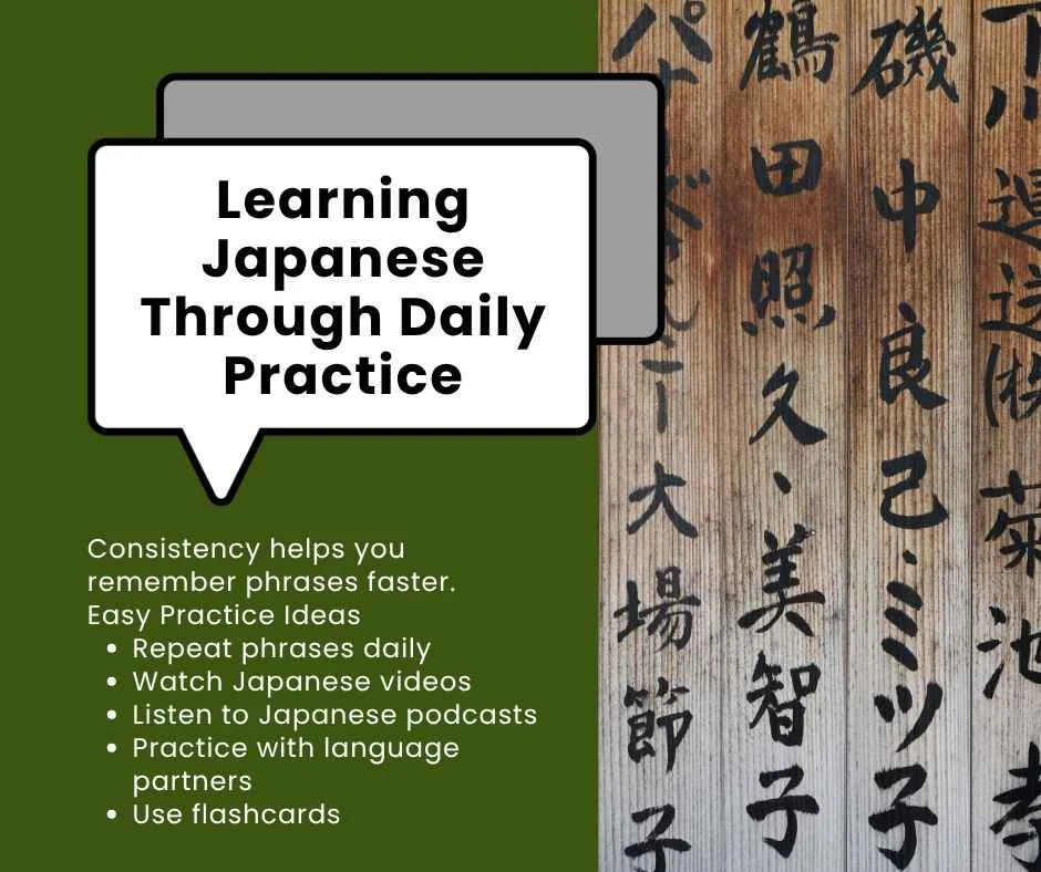 Learning Japanese Through Daily Practice