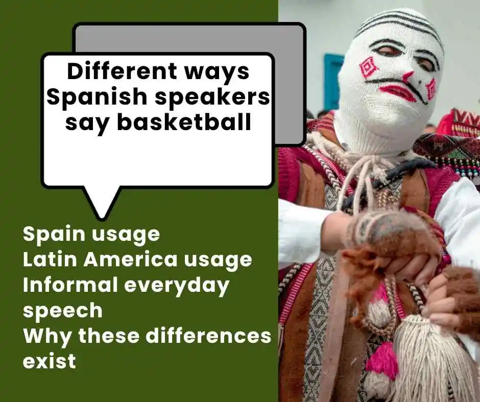 how to say basketball in spanish