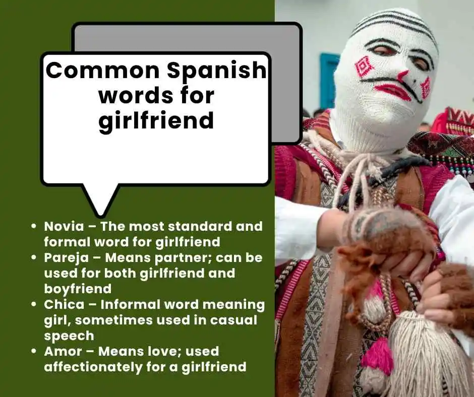 how to say girlfriend in spanish