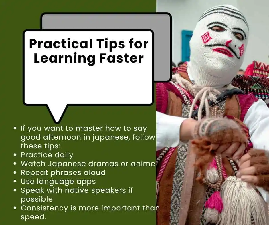 how to say good afternoon in japanese