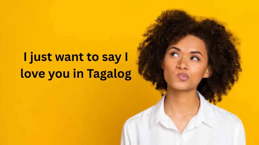 how to say i love you in filipino