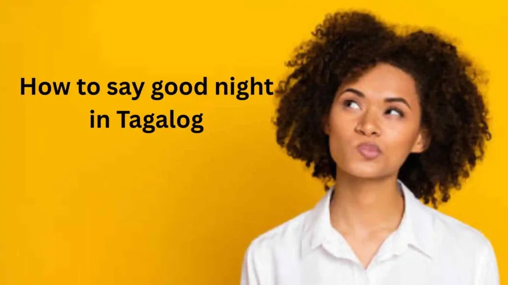 how to say good morning in tagalog