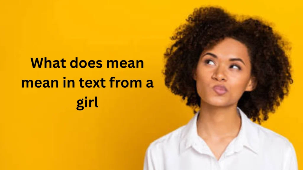 what does mean in text