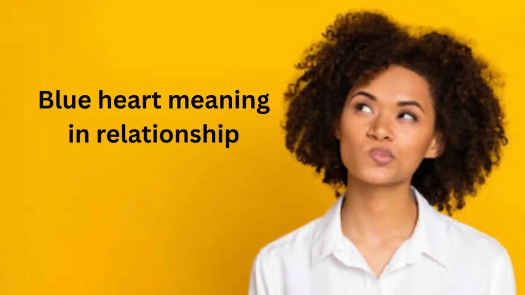 what does blue heart mean
