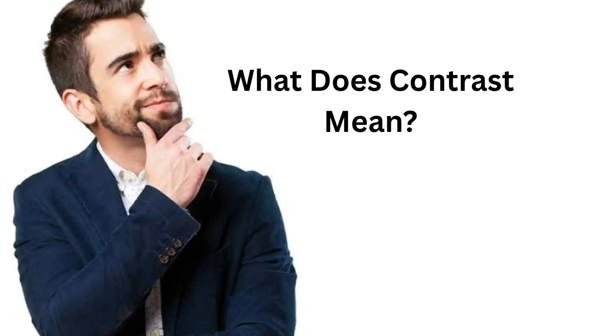 what does contrast mean