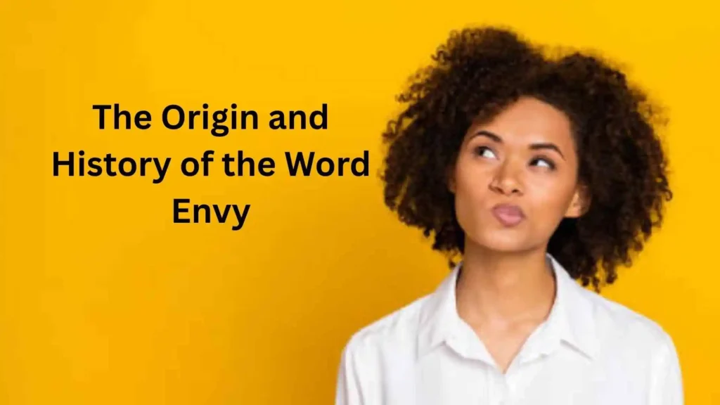 what does envy mean